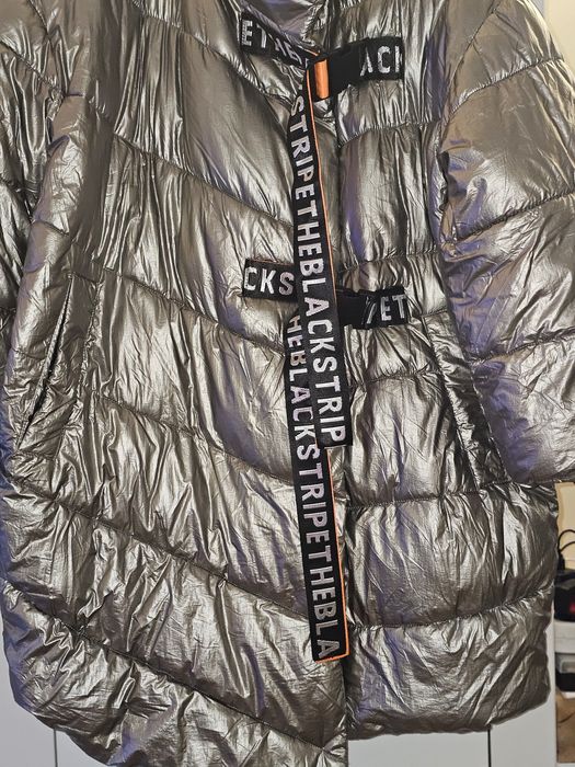 Srebra kurtka Fly oversize wysyłka