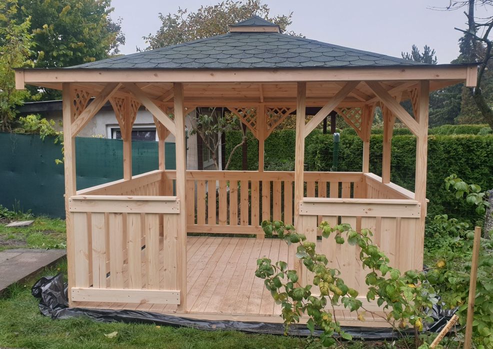 Altany ogrodowe i wiaty samochodowe