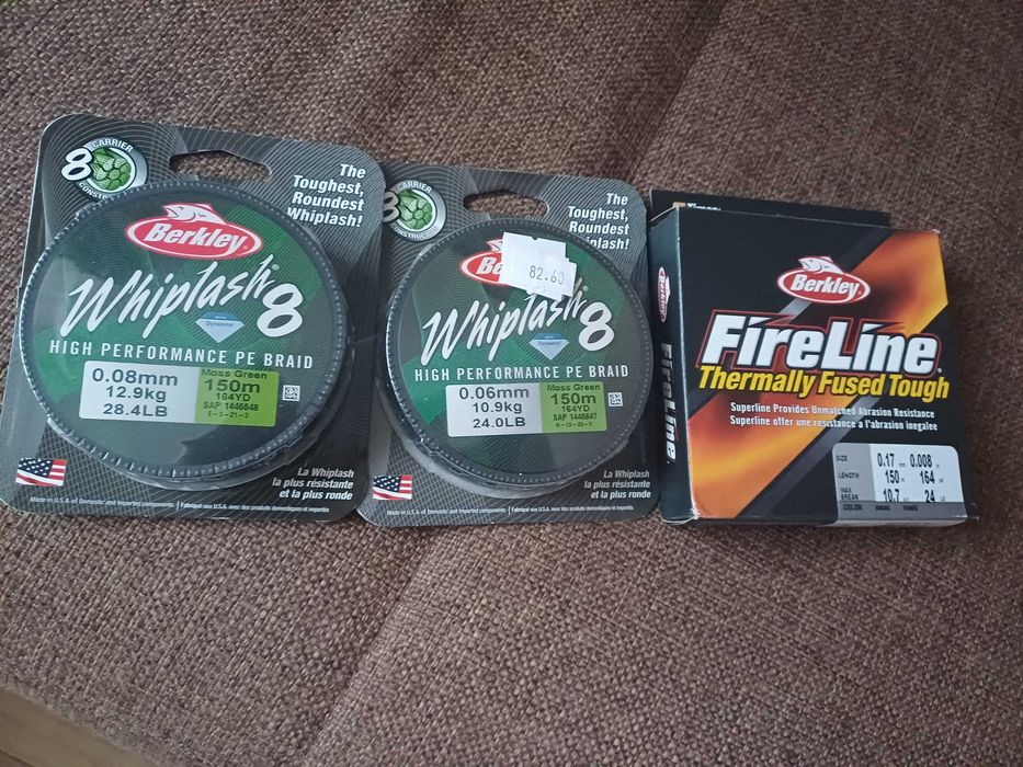 Plecionka Berkley Whiplash, Berkley Fireline Fused