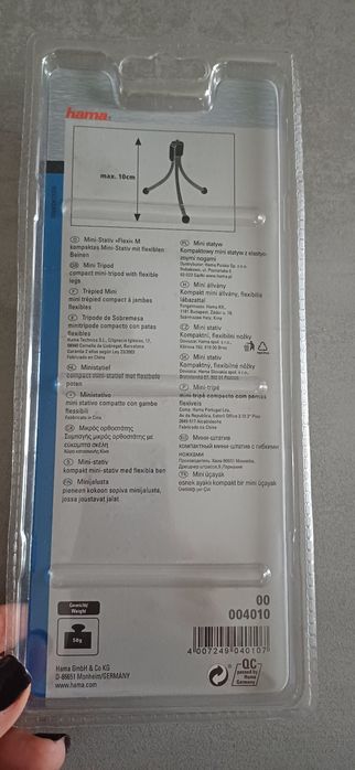 Tripé Hama, flexível até 10 cm