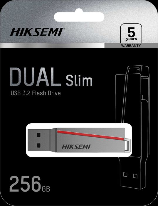 Pen USB Hiksemi Dual Slim 256GB