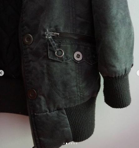 Casaco de Mulher M cinzento impermeavel