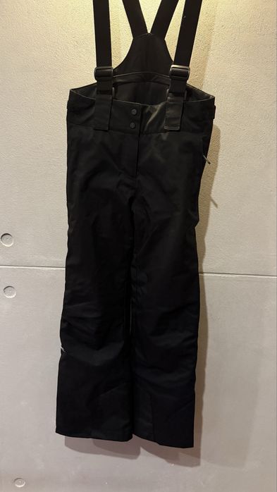 -60% spodnie narciarskie Kjus 164 damskie junior czarne narty szelki