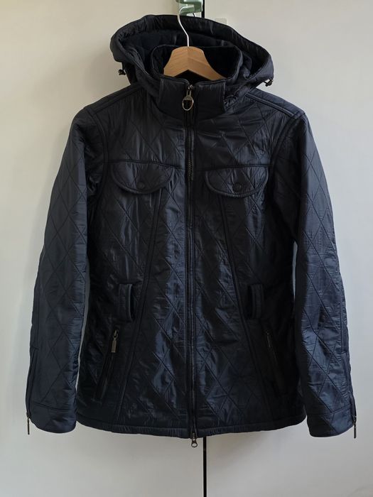 Barbour kurtka damska S 36 przejściowa z kapturem pikowana ocieplana premium  Grace