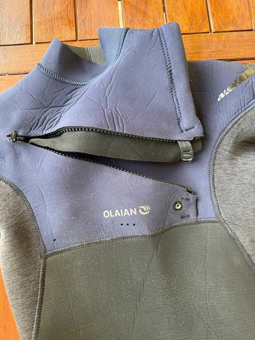 Fato de surf Olaian 4/3 chest zip