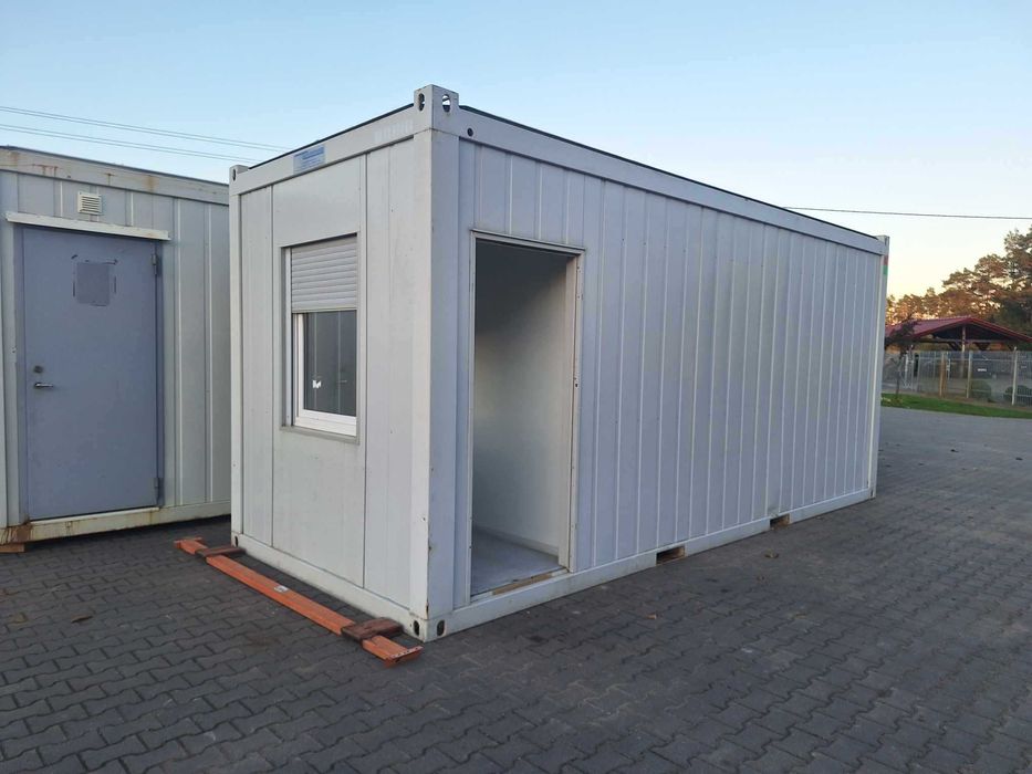 Kontener sanitarny budowlany socjalny Containex Prysznicowy 6x2.5m