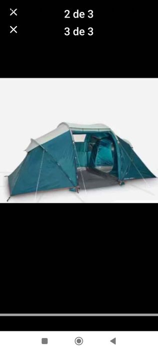 Tenda 2 quartos e 1 sala