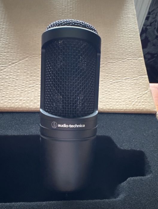 Audio-Technica AT2020 + шокмаунт AT8455 + поп-фільтр