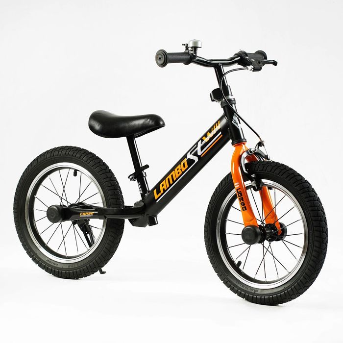 Велобіг,беговел"CORSO LAMBO"  сталева рама, колеса 14 дюймів