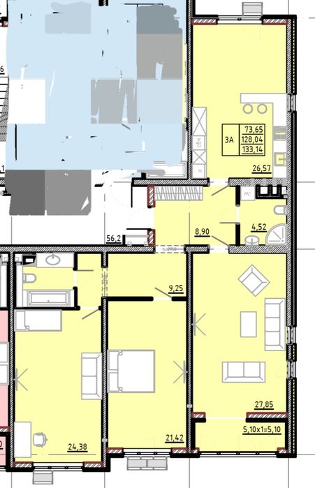 3-rooms apartment apartment by the address (area 134 m²) - Atlanta.ua - photo 8