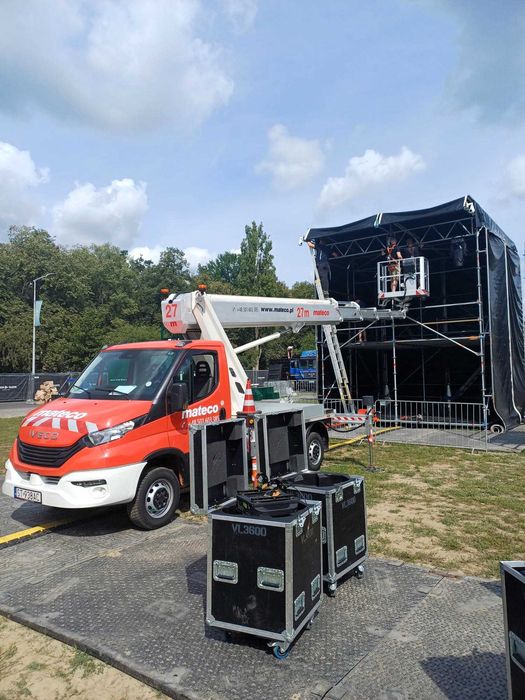 Podnośnik koszowy na wynajem, 20-30 metrów, zwyżka, Warszawa, Łódź 24h