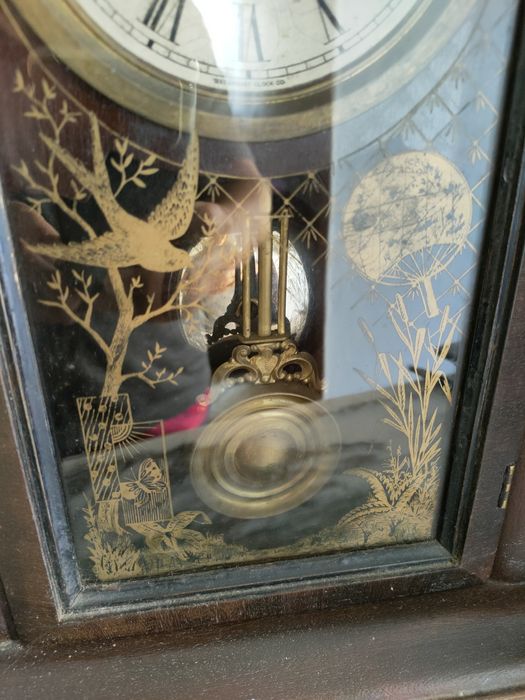 Relógio antigo de capela 4 estações