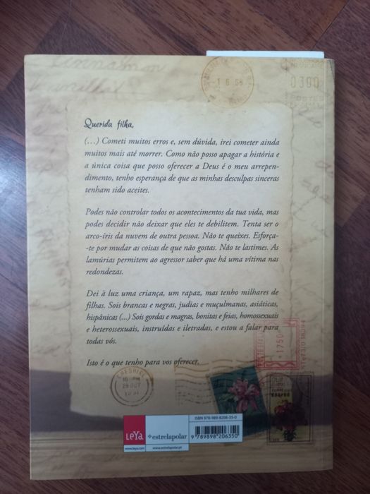 Vendo livro da Maya Angelou: Cartas à minha filha