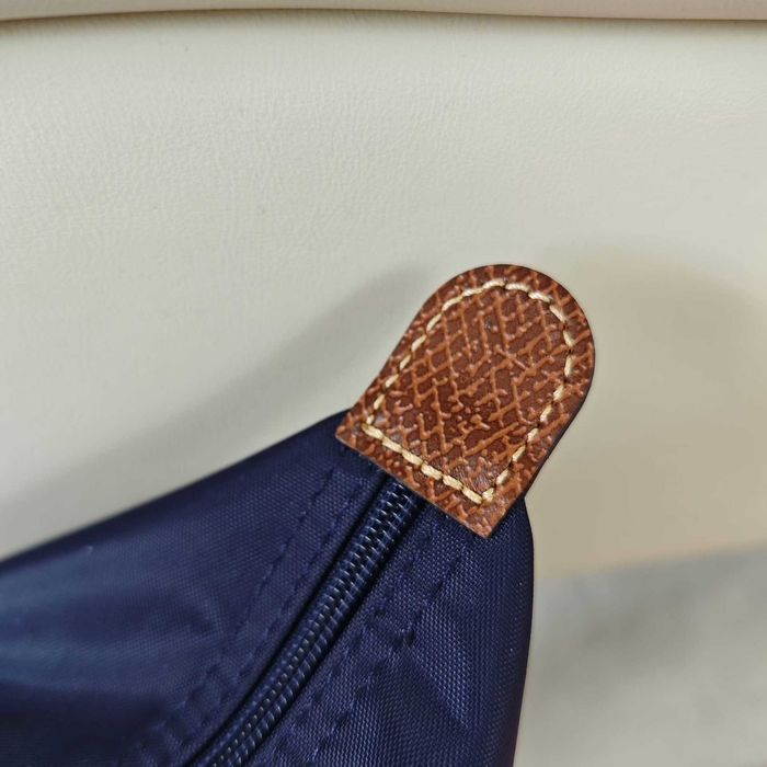 Torba Damska"Longchamp_Le_Pliage_Nylon_Skóra_Navy blue