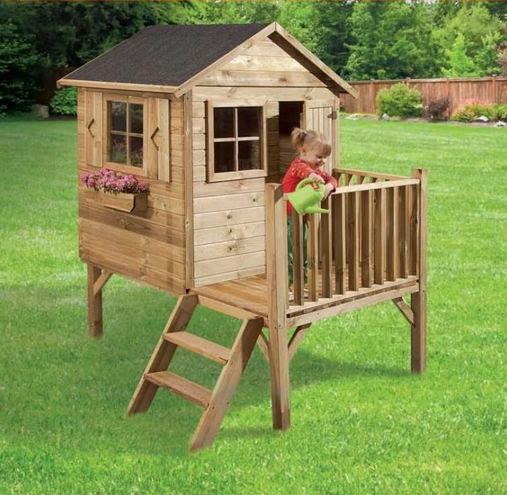 Domek drewniany dla dzieci