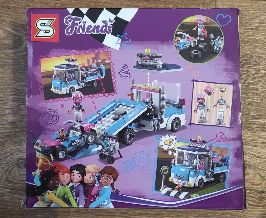 Конструктор Friends 1156 "Гонка: Вантажівка техобслуговування"