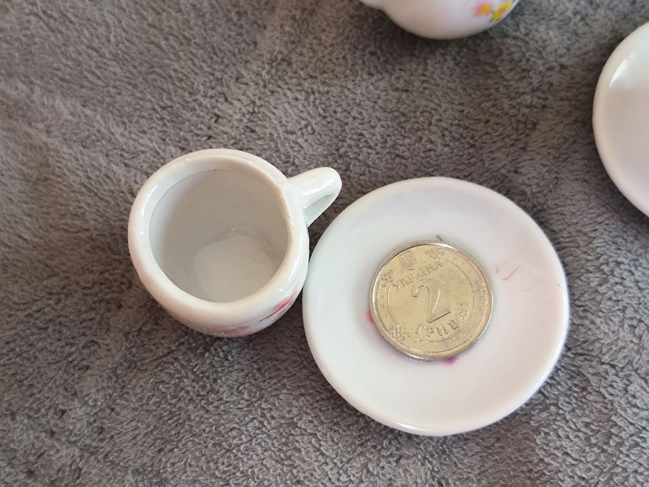 Набор детской посуды керамический чайный сервиз