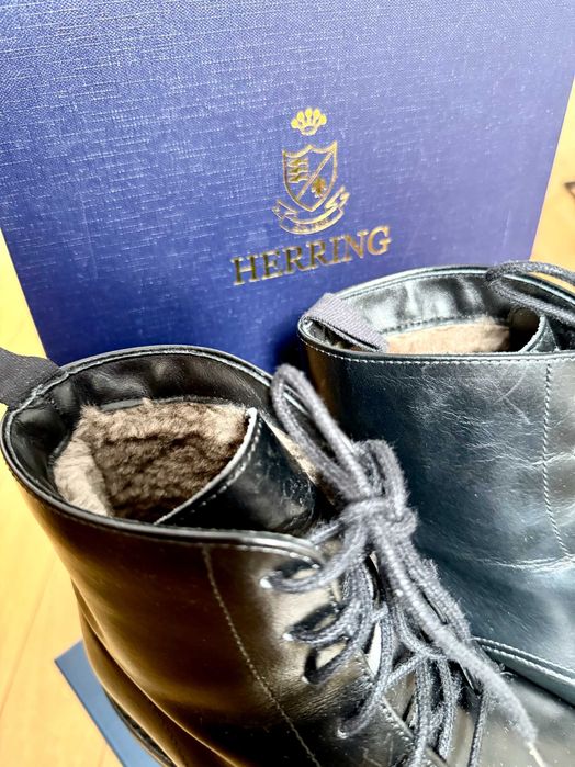 Herring Tregony trzewiki skórzane ocieplane 40,5 jak nowe