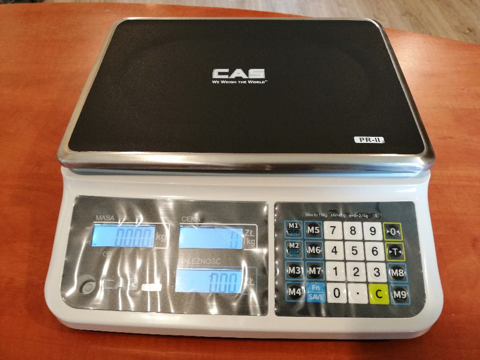 Waga elektroniczna sklepowa CAS PR-II 15B Nowa