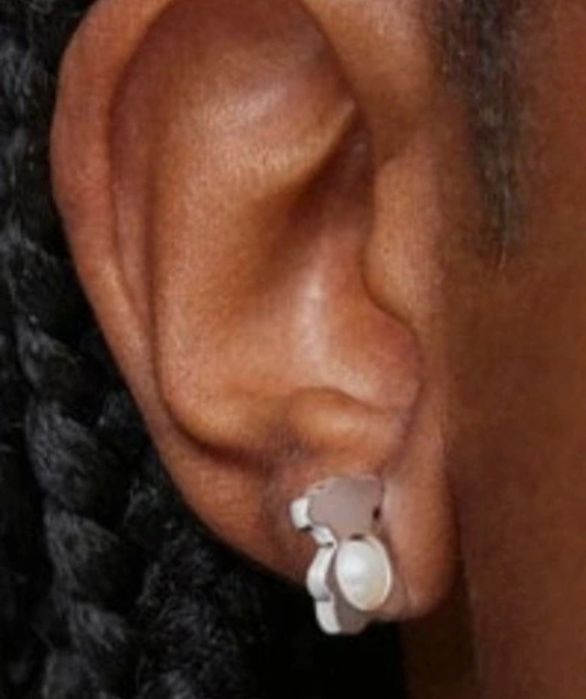 Brincos de prata da Tous