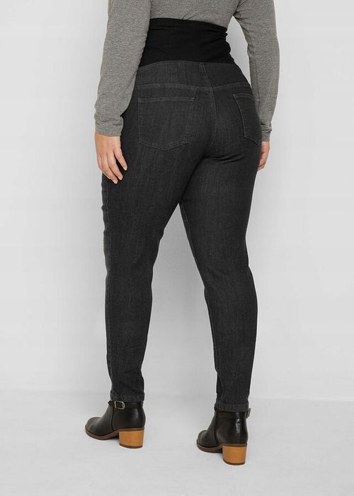 B.P.C ciążowe spodnie jeansowe czarne r.44