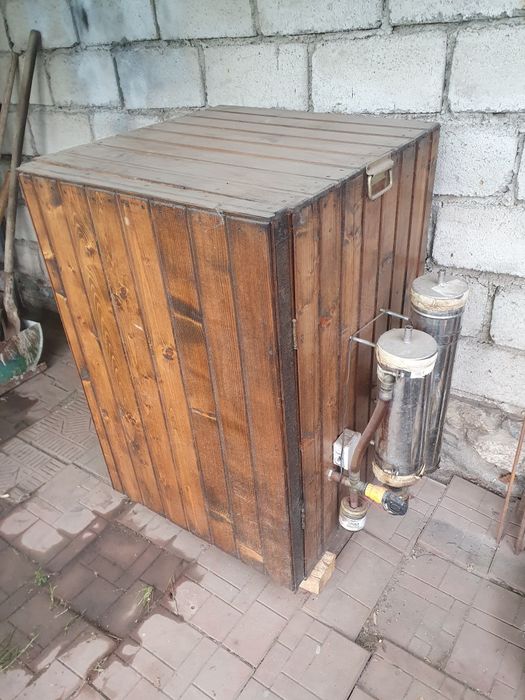 Коптилка деревянная