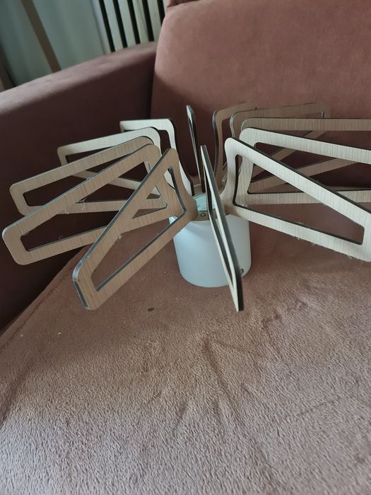Lampa wisząca drewniana styl skandynawski