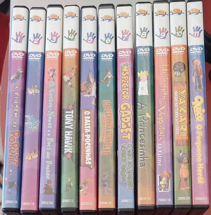 Filmes infantis em DVD