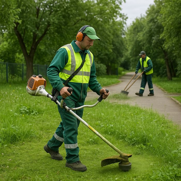 Демонтаж, уборка територи покос травы