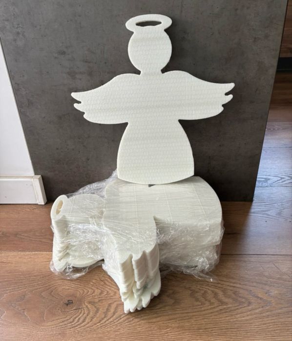 Nowe Aniołki ze styropianu duży zestaw