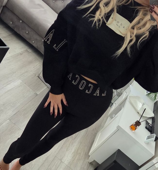 La coca bluza legginsy logo basket