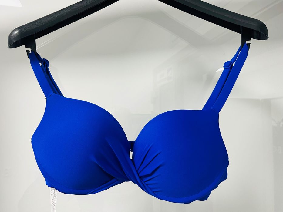 Calzedonia nowy kobaltowy strój kąpielowy bikini r. 36 S.