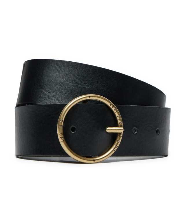 Czarny damski pasek Levi's Athena r. 60