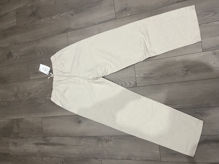 Лляні штани Pull&Bear