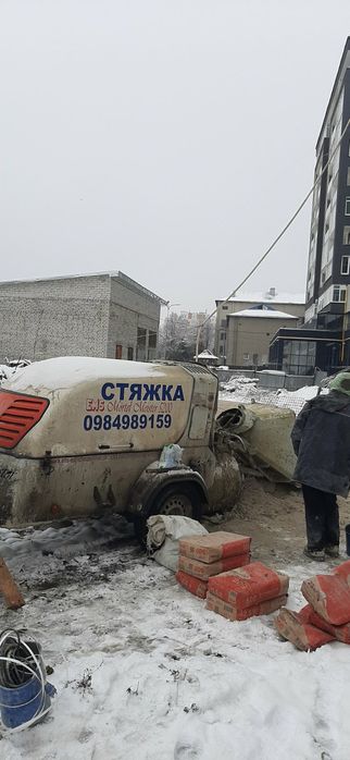 Якісна стяжка напівсуха машинна стяжечні роботи,стяжка квартиркотеджів