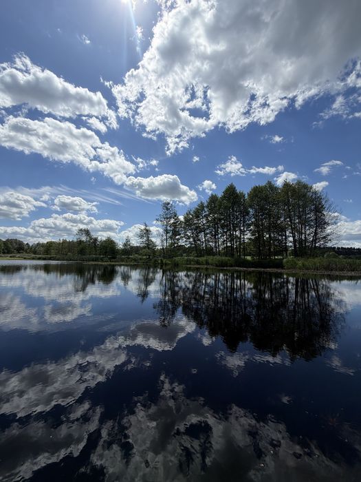 Wyjątkowa działka nad Bugiem- z własnym jeziorem 3500m2