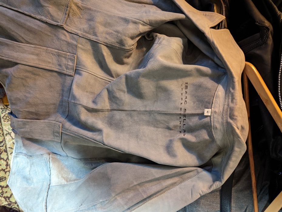 кожаный пиджак Isaac Sellam experience