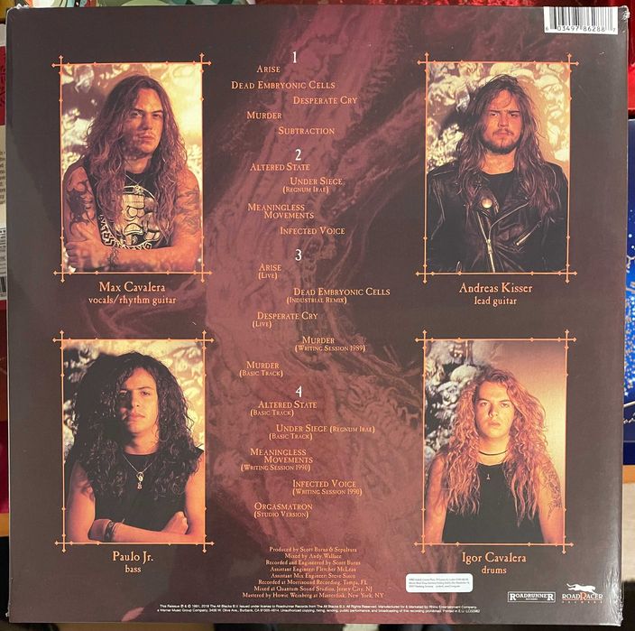 2LP Sepultura - Arise