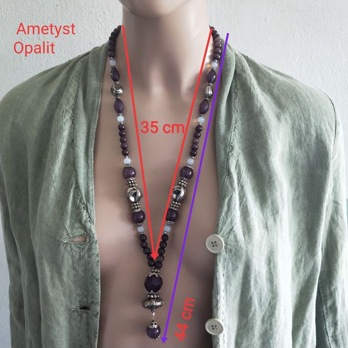 Korale ametyst opalit