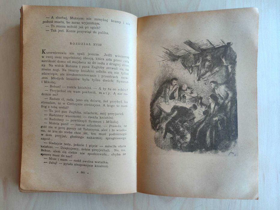 Ogniem i mieczem t. 1-2, H. Sienkiewicz, wyd. z 1956 r.