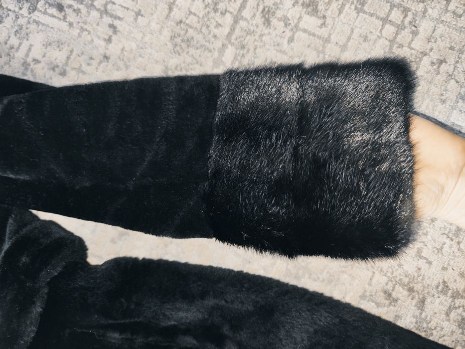 Шуба мутон норка S, 42-44, 36