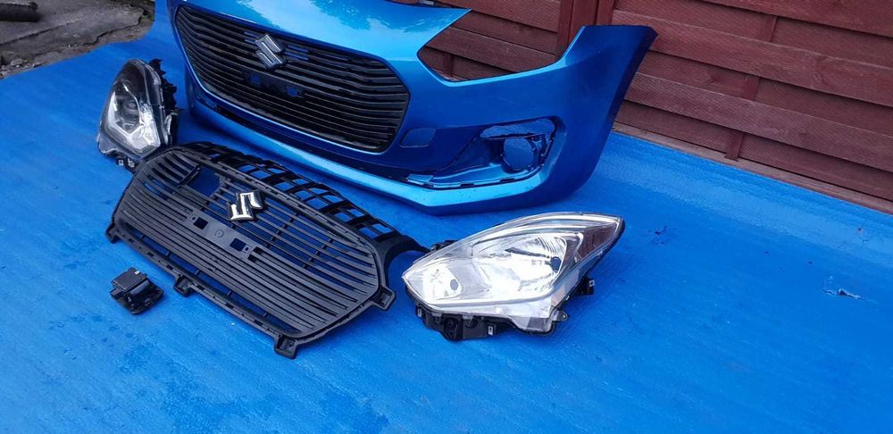 Suzuki Swift 2020 zderzak maska lampy