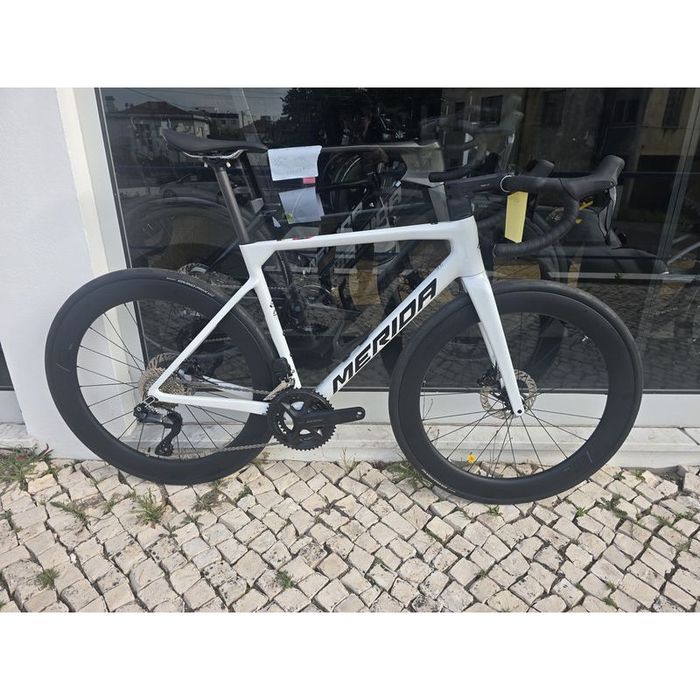 Merida carbono com rodas carbono
