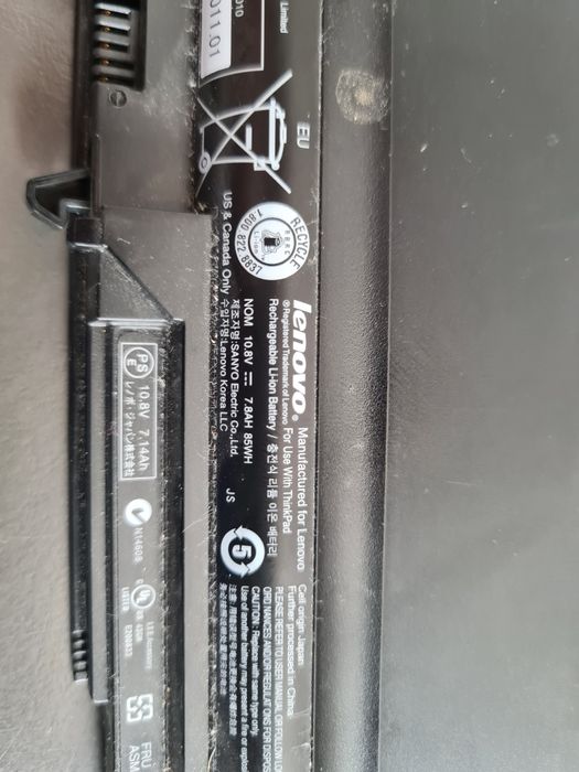 Bateria do laptopa Lenovo