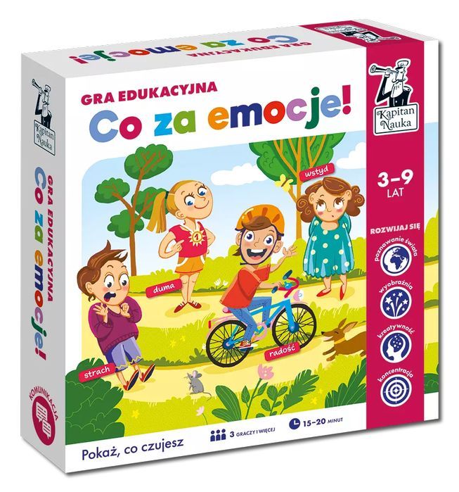 Gra edukacyjna. Co za emocje!. Kapitan Nauka - gry
