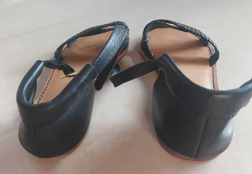 Sandały skórzane Tommy Hilfiger