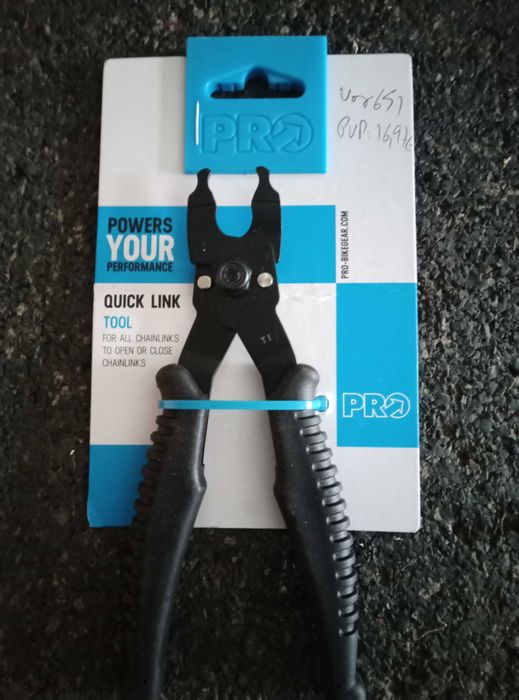 Alicate cravador/descravador para correntes de Bicicleta