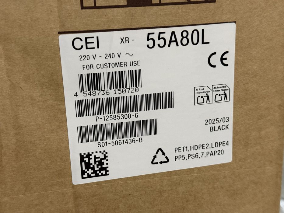 Телевізор Sony OLED XR 55A80L, 65A80L, 77A80L, 83A80L