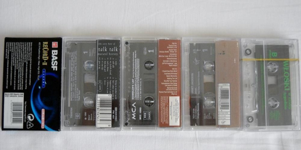 Zestaw kaset audio - magnetofonowych + Gratis