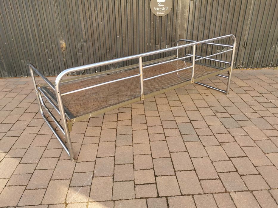 Sofa chrom proj. Robert Slezak/ KOVONA Czechosłowacja '30-50, Bauhaus